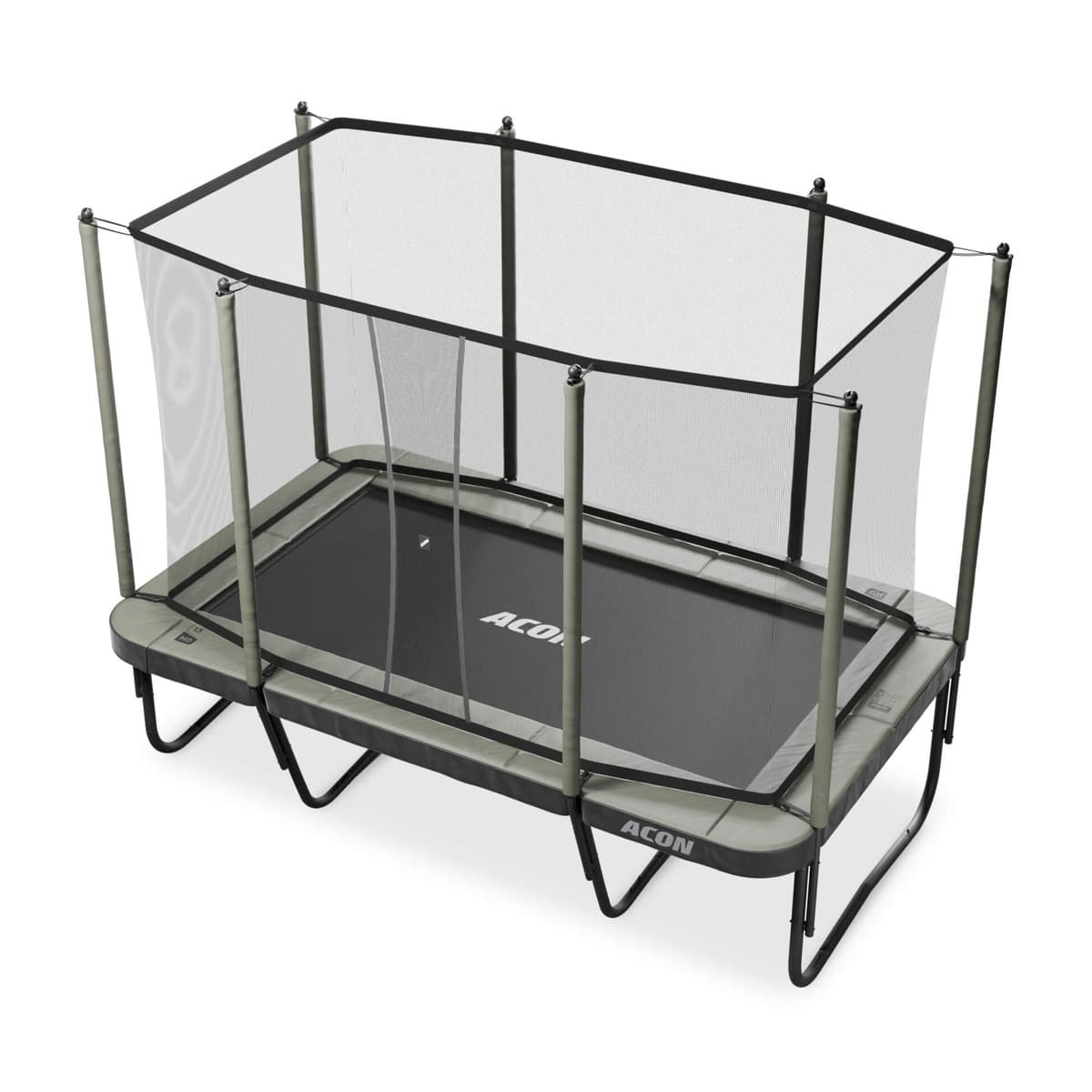 ACON 13 HD Rectangular Trampoline with Net and Ladder