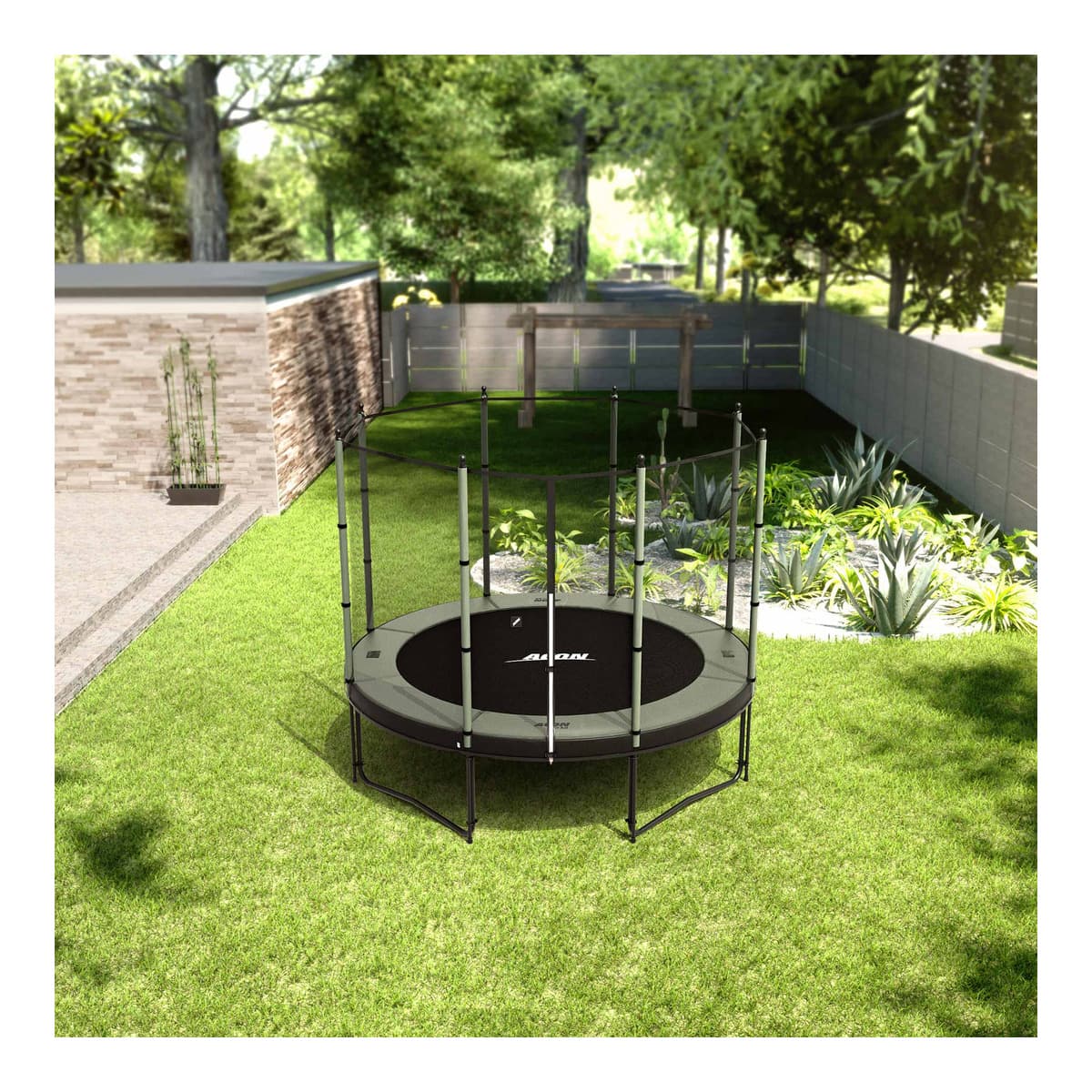 ACON Air 10ft Round Trampoline with Standard Net and Ladder