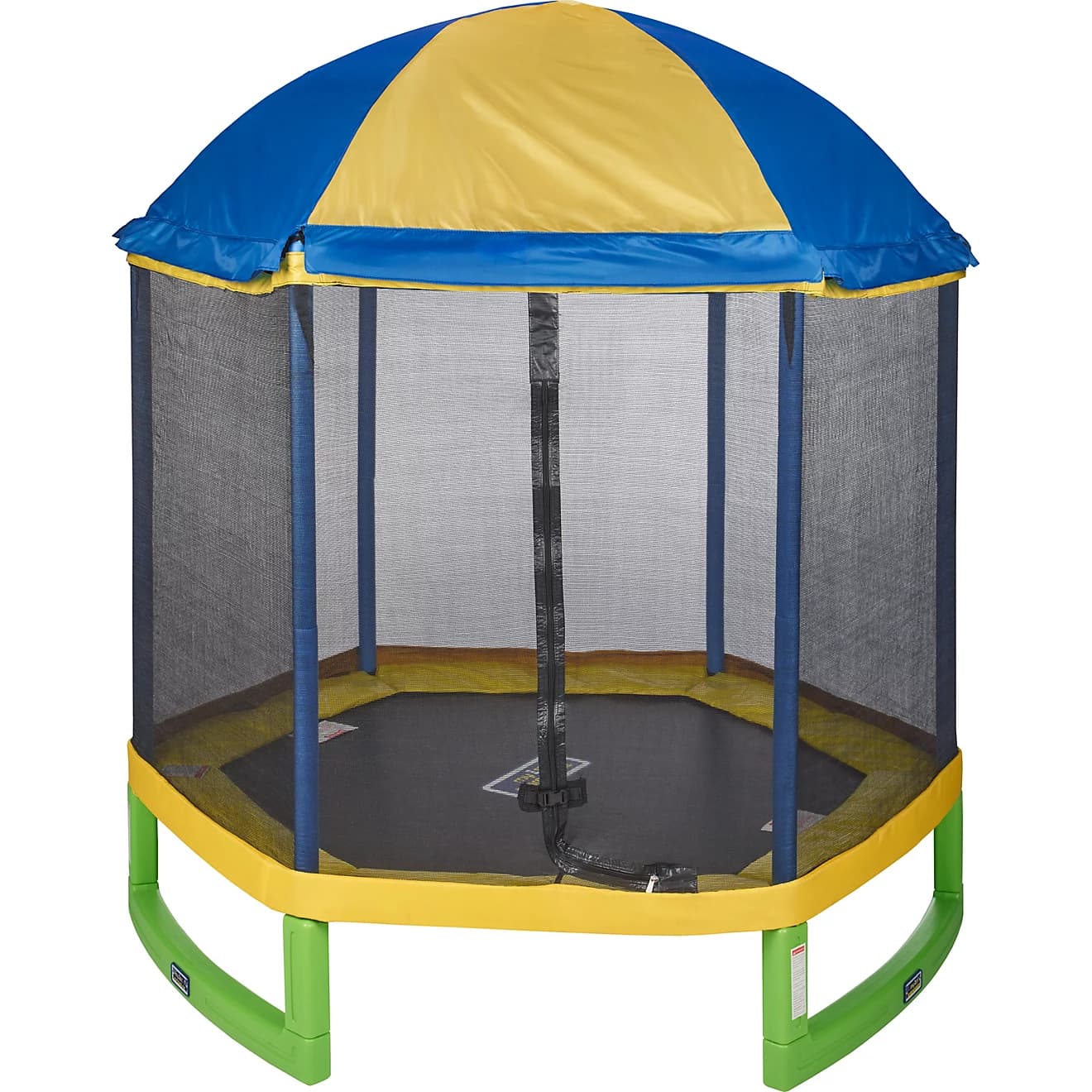 AGame My First 7 ft Trampoline with Tent Top Enclosure