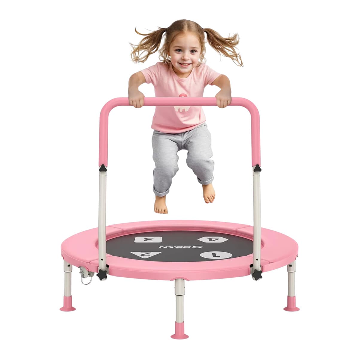 BCAN BT1 Toddler Foldable Mini Bungee Trampoline