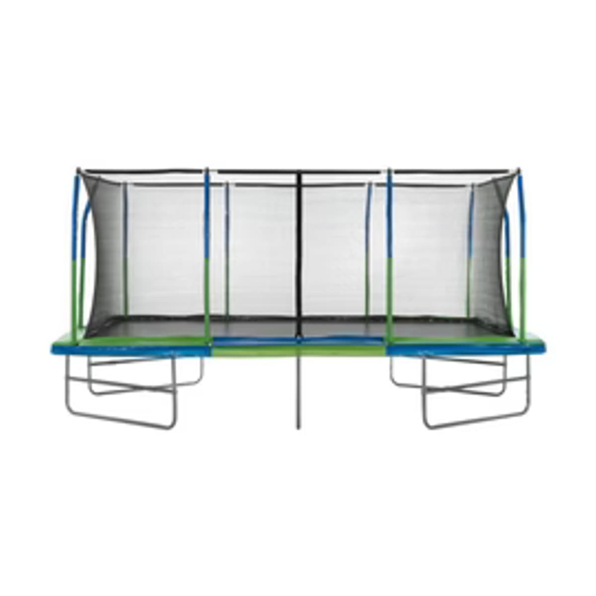 Upper Bounce Mega 10 x 17 FT Gymnastics Style Rectangular Trampoline Set