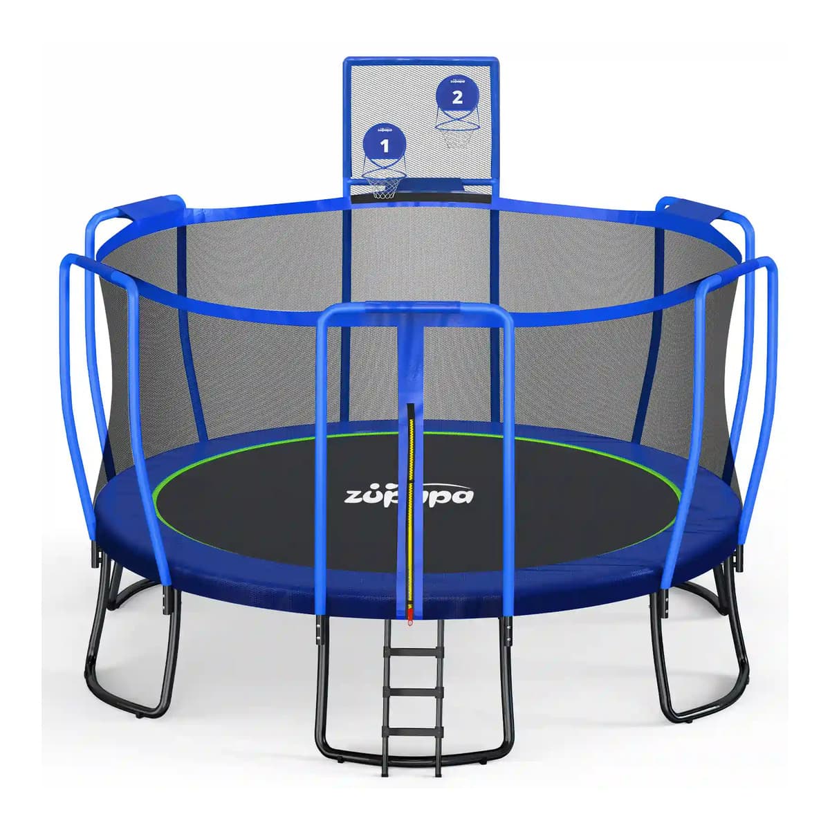 Zupapa 1500LBS Upgraded Trampoline 10-16FT